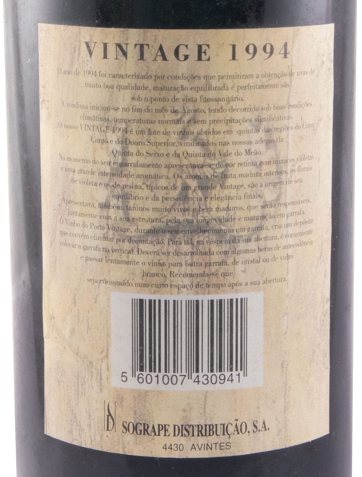 1994 Ferreira Vintage Porto
