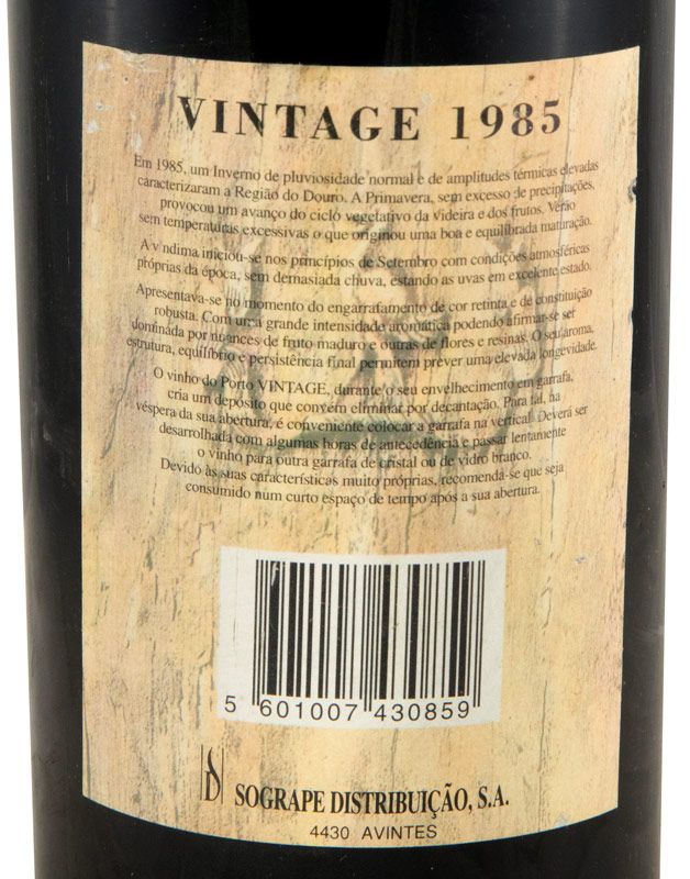 1985 Ferreira Vintage Porto
