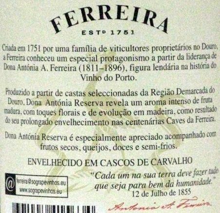 Ferreira Dona Antonia Port 37.5cl