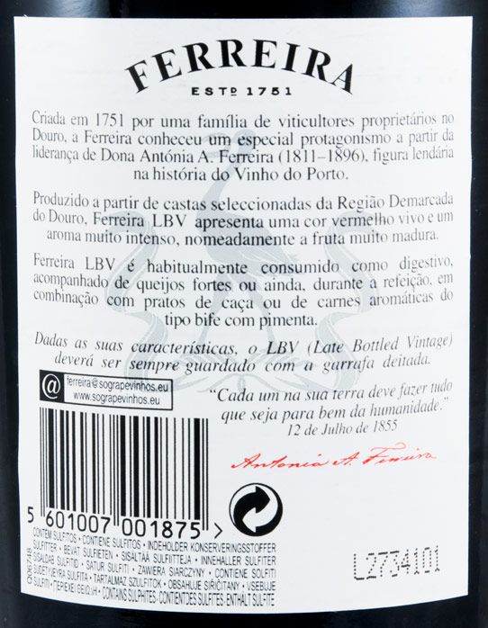 2013 Ferreira LBV Porto