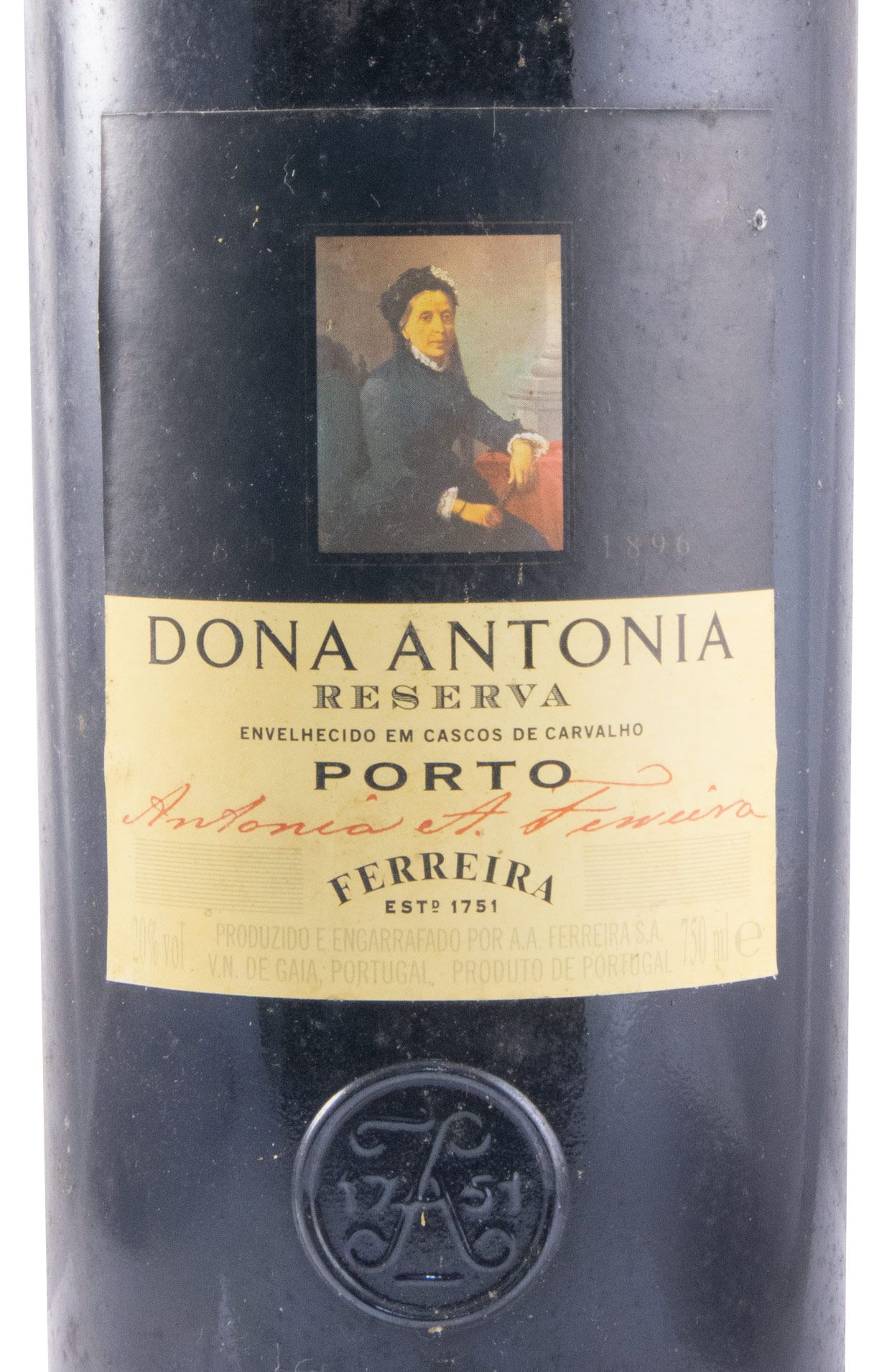 Ferreira Dona Antonia Reserva Port (former label)