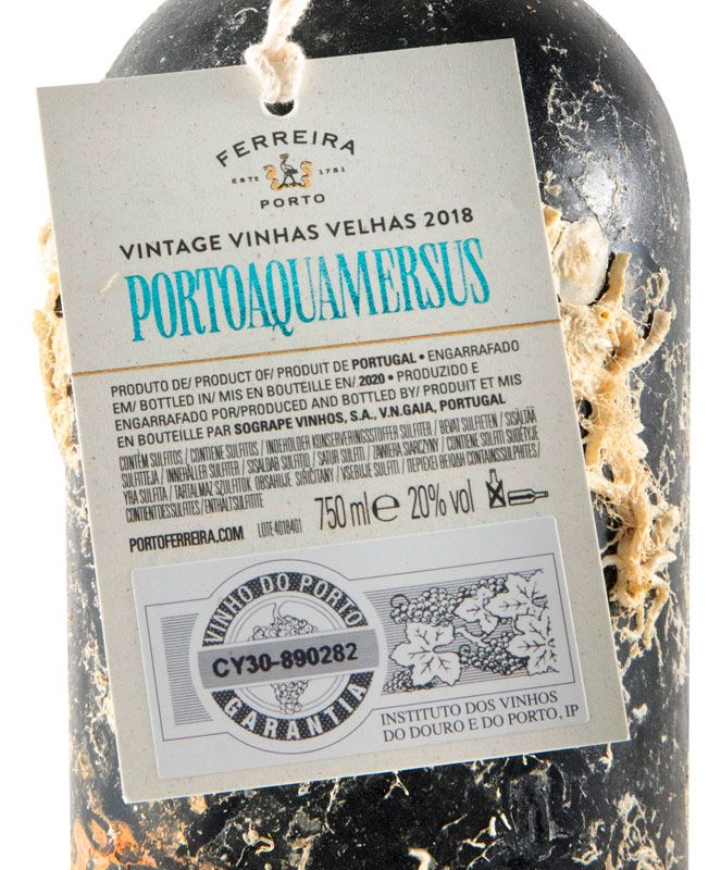 2018 Ferreira PortoAquamersus Vinhas Velhas Vintage Porto