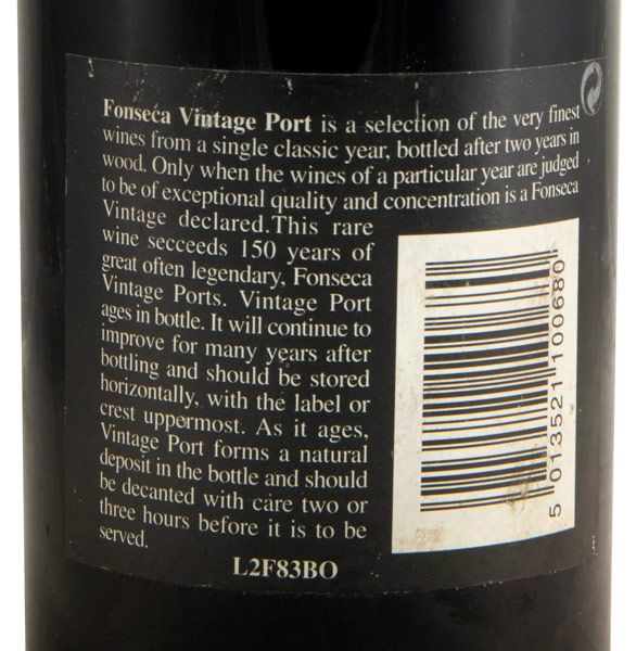 1983 Fonseca Vintage Porto