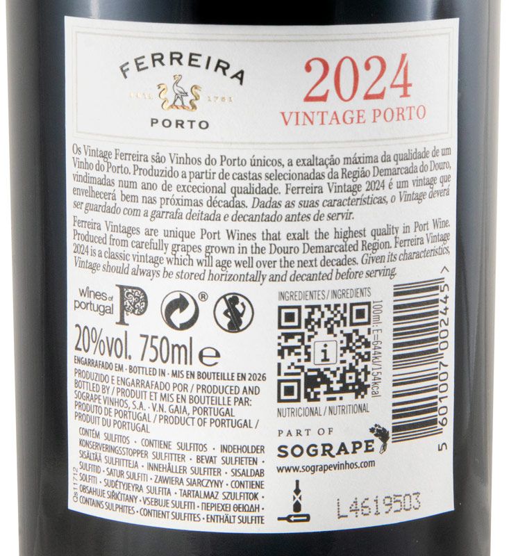 2024 Ferreira Vintage Porto