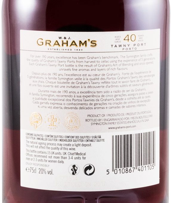 Graham's 40 years Port (former label)