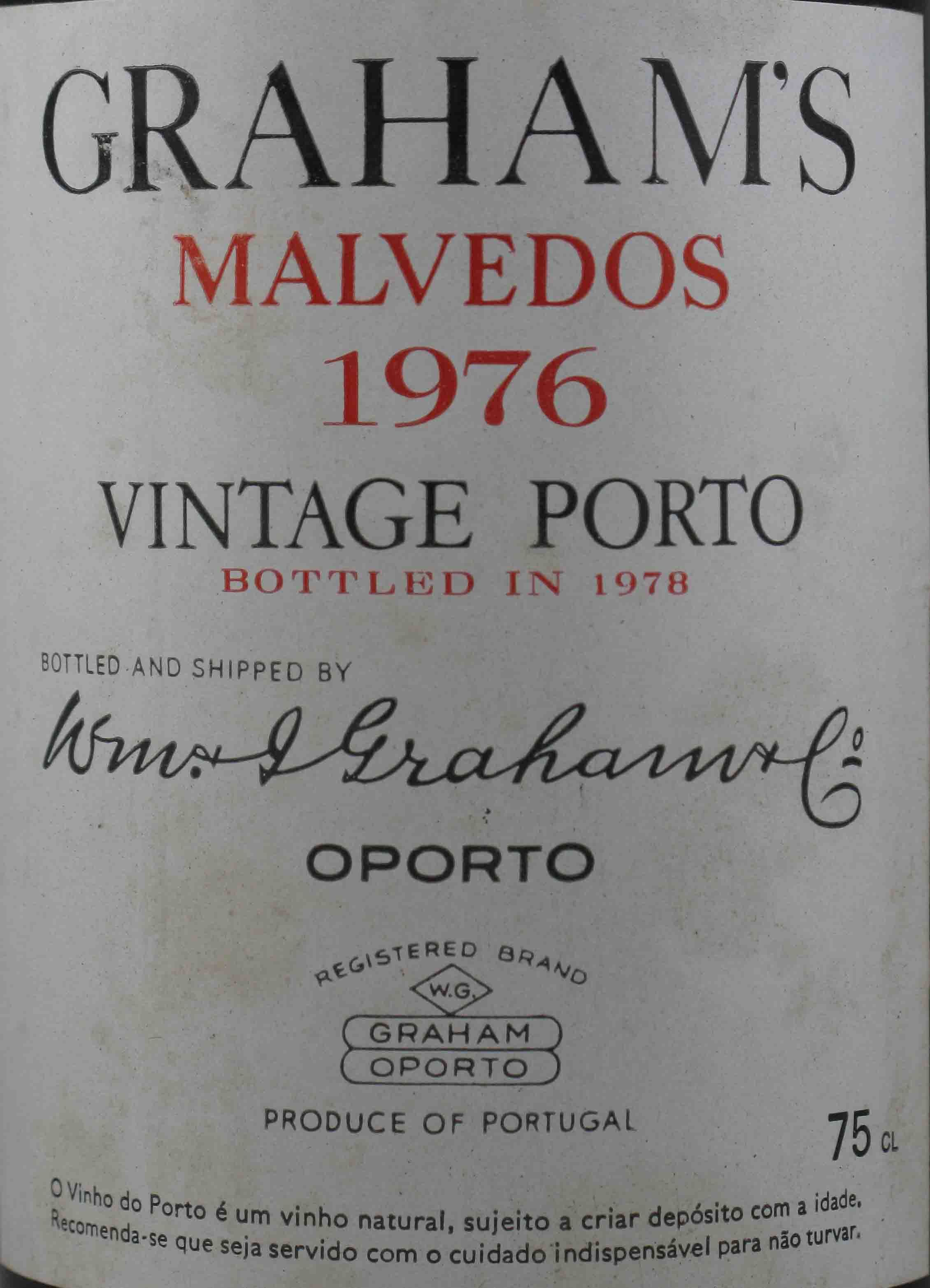 1976 Graham's Vintage Porto