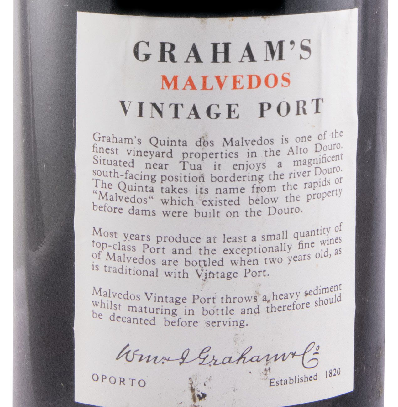 1978 Graham's Vintage Port
