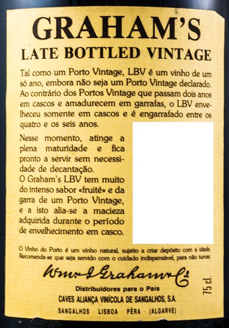 1985 Graham's LBV Port