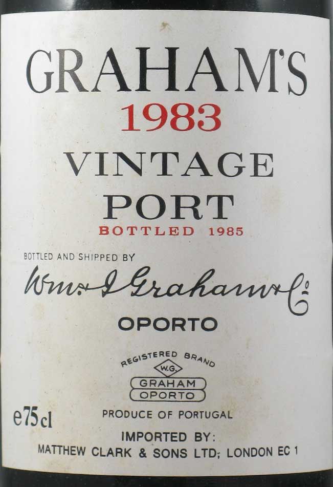 1983 Graham's Vintage Port