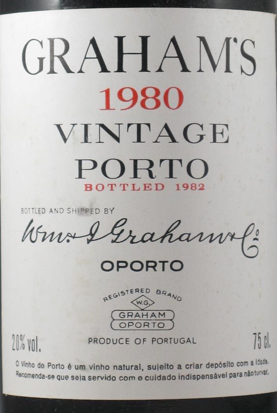 1980 Graham's Vintage Porto