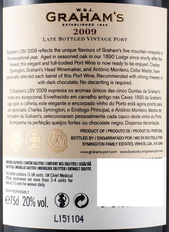 2009 Graham's LBV Porto