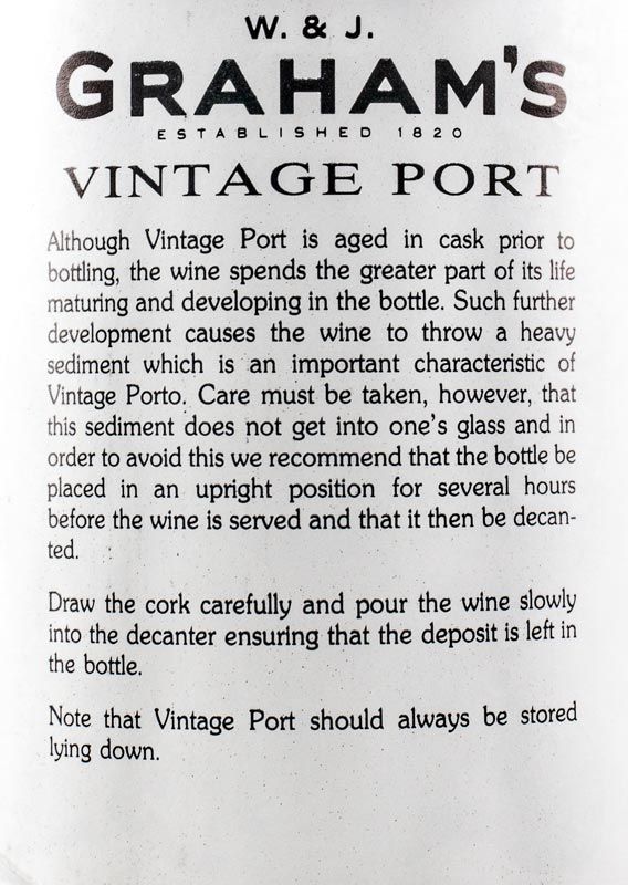 1991 Graham's Vintage Porto