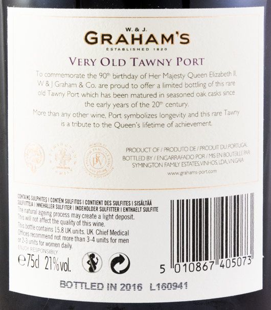 Graham's 90 Very Old Tawny Port