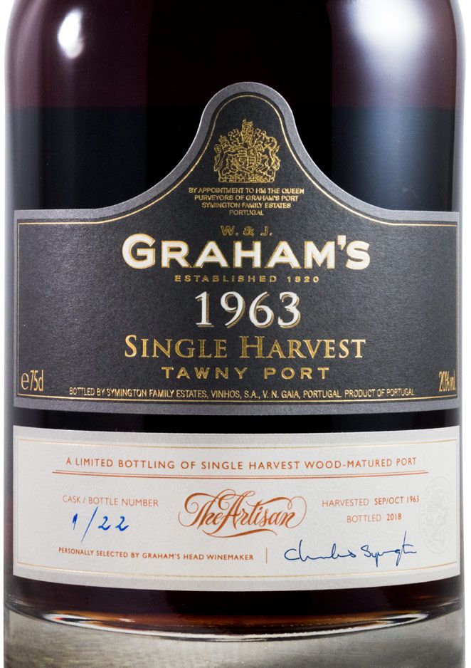 1963 Graham's Single Harvest Port