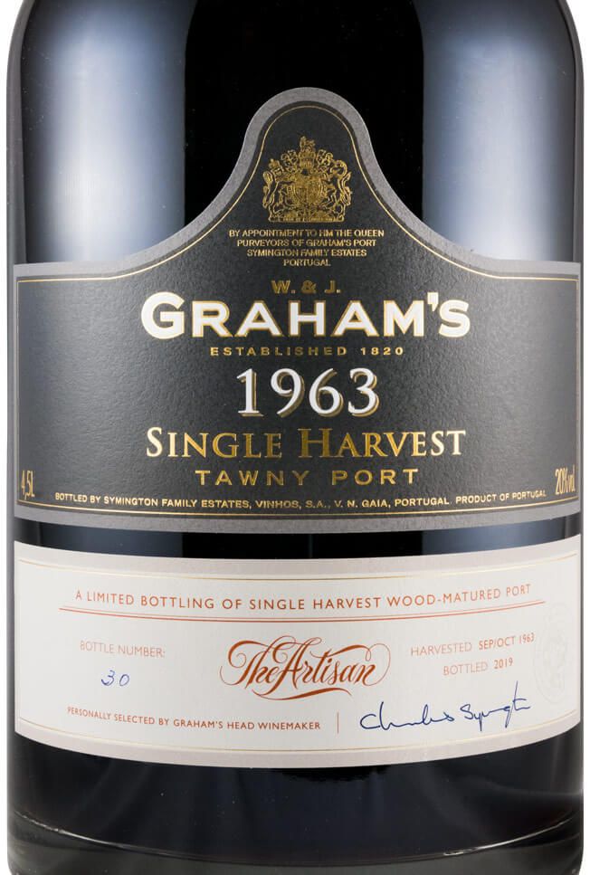 1963 Graham's Single Harvest Port 4.5L