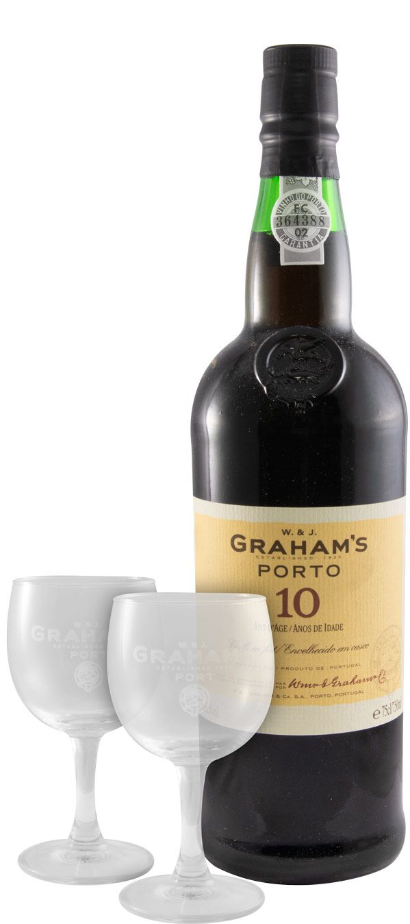 Graham's 10 years w/2 Chalices Port