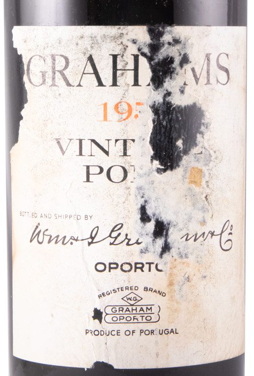 1957 Graham's Vintage Porto (rótulo danificado)