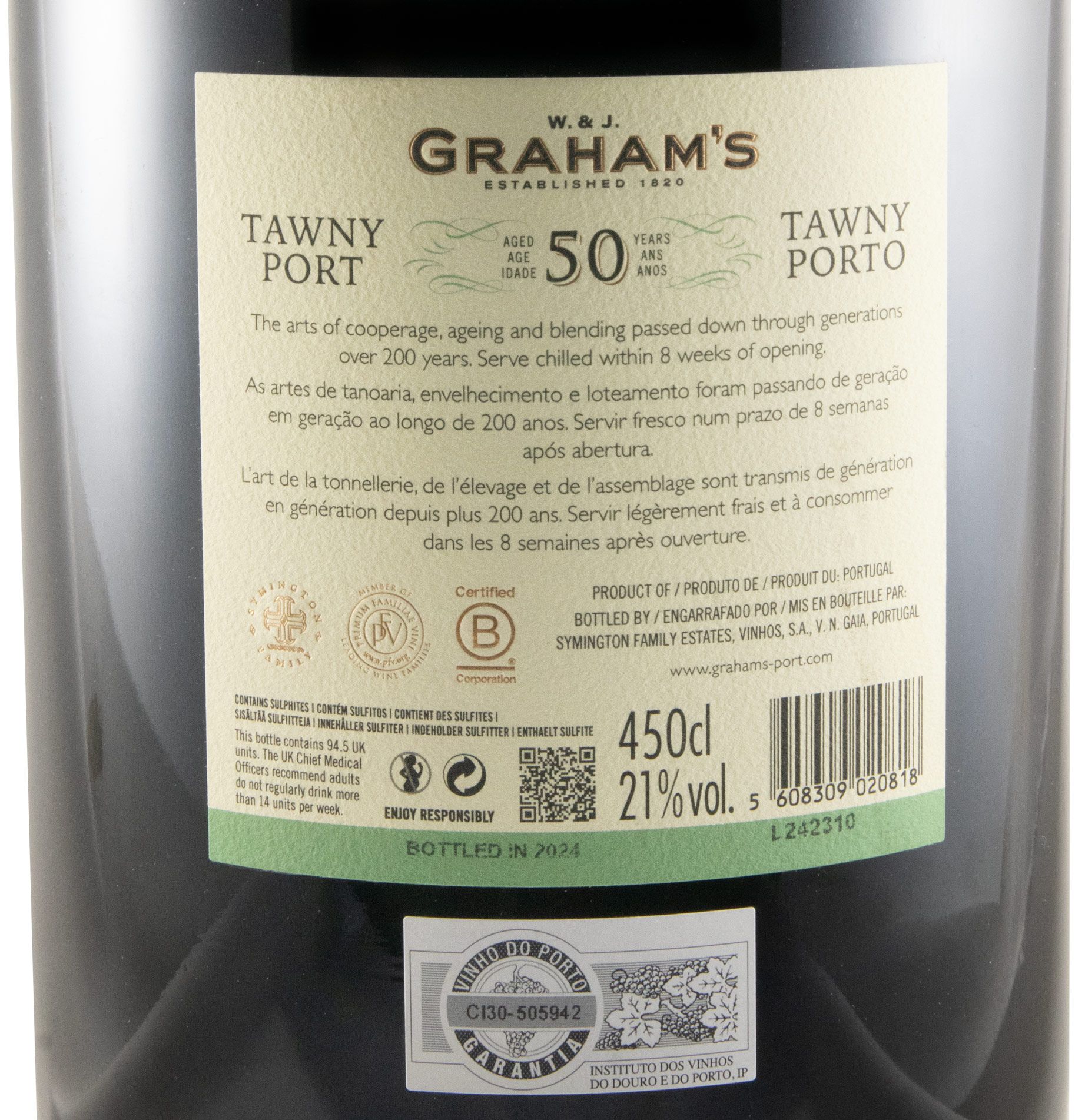 Graham's 50 anos Port 4.5L