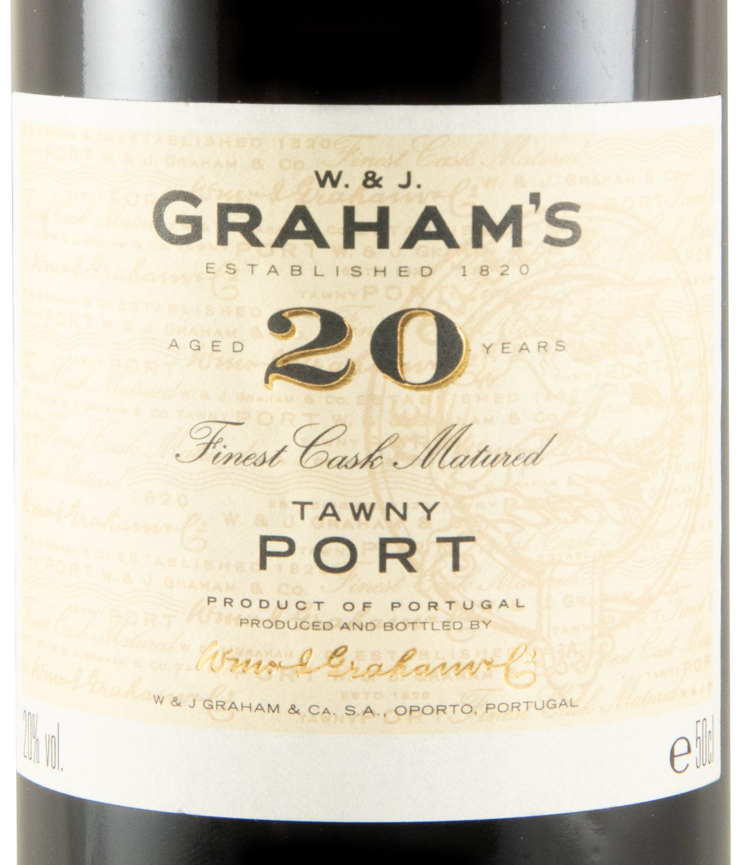 Graham's 20 years Port 50cl