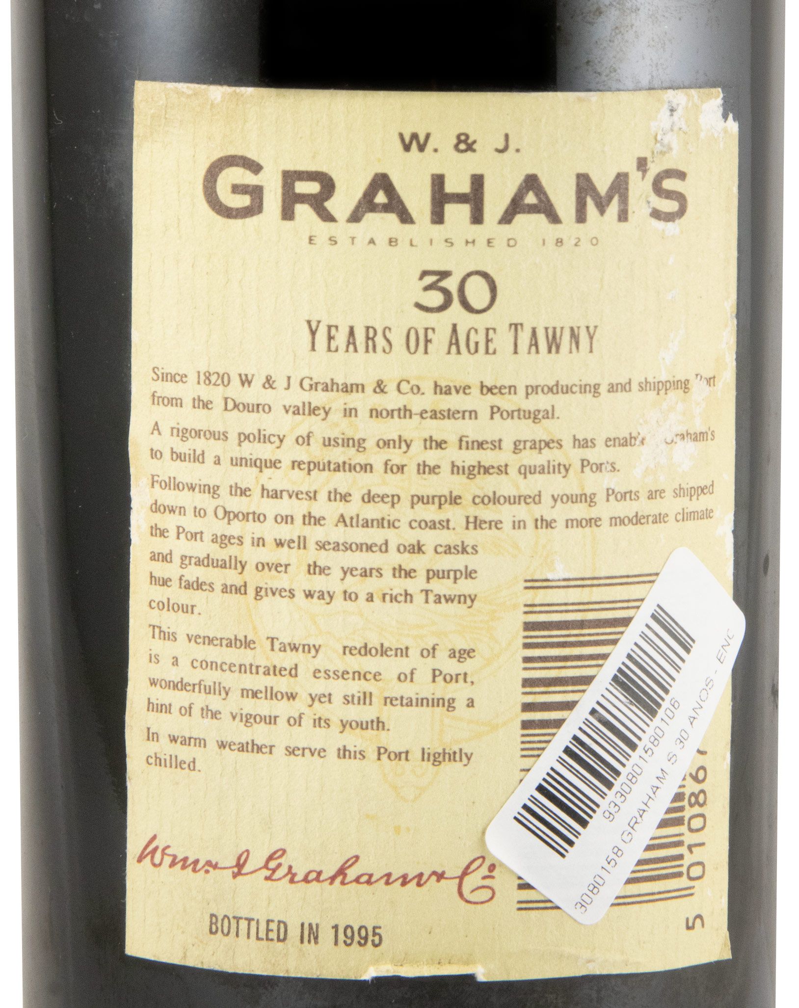 Graham's 30 years Port (bottled in 1995)
