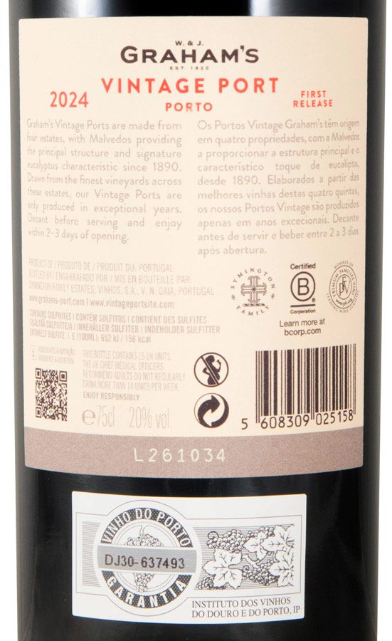 2024 Graham's Vintage Port