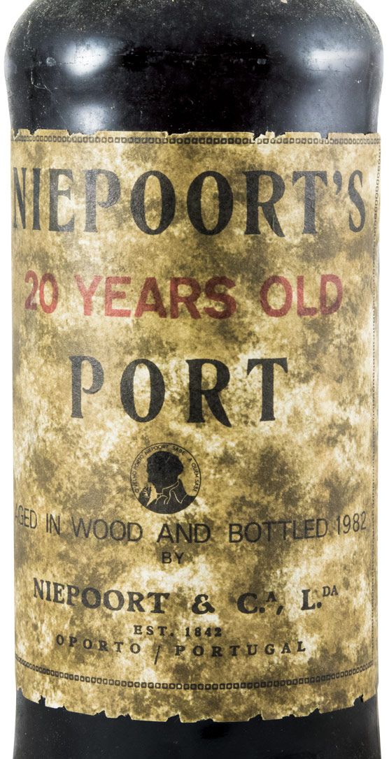 Niepoort 20 anos Porto (engarrafado em 1982 e rótulo de papel)