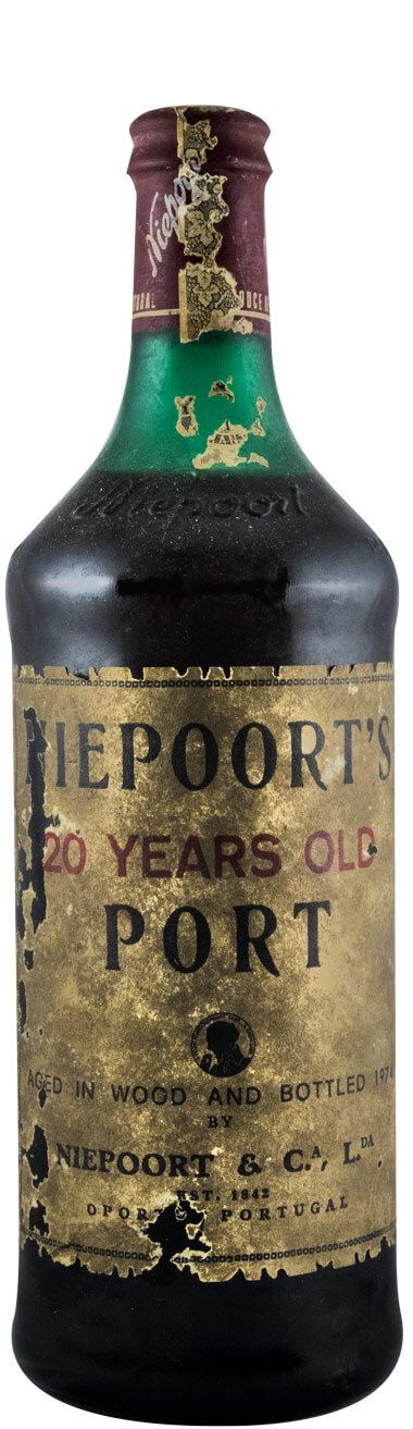 Niepoort 20 anos Porto (engarrafado em 1974 e rótulo em papel)