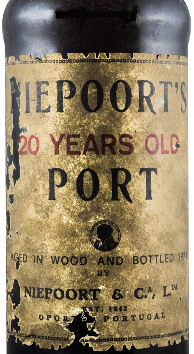 Niepoort 20 anos Porto (engarrafado em 1974 e rótulo em papel)