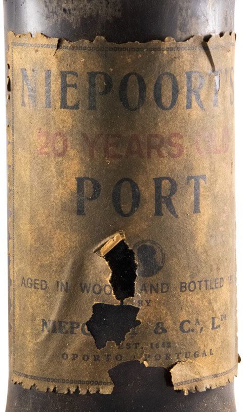 Niepoort 20 anos Porto (rótulo de papel e engarrafado em 1973)