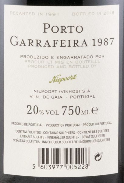 1987 Niepoort Garrafeira Port