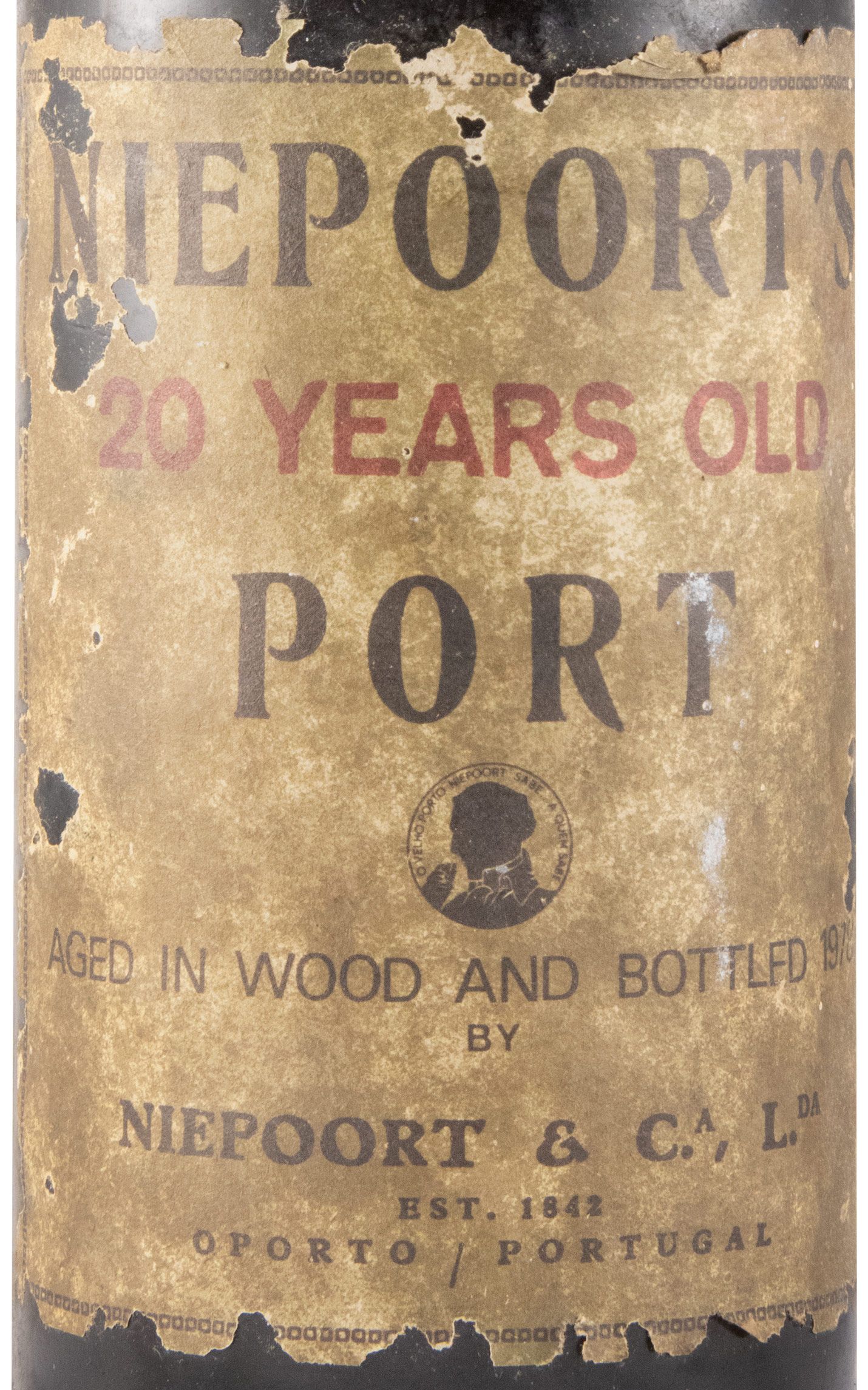 Niepoort 20 years Port (bottled in 1978 w/paper label)