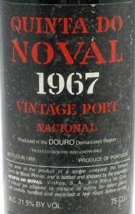 1967 Noval Nacional Vintage Porto