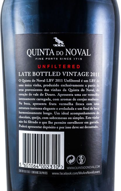 2011 Noval LBV Unfiltered Port