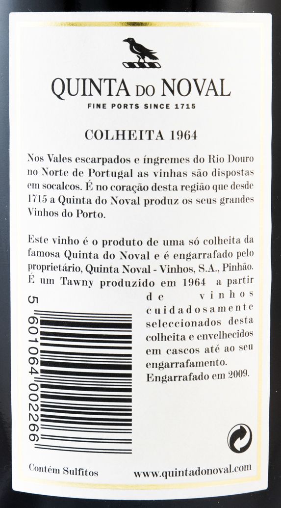 1964 Noval Colheita Porto (engarrafado em 2009)