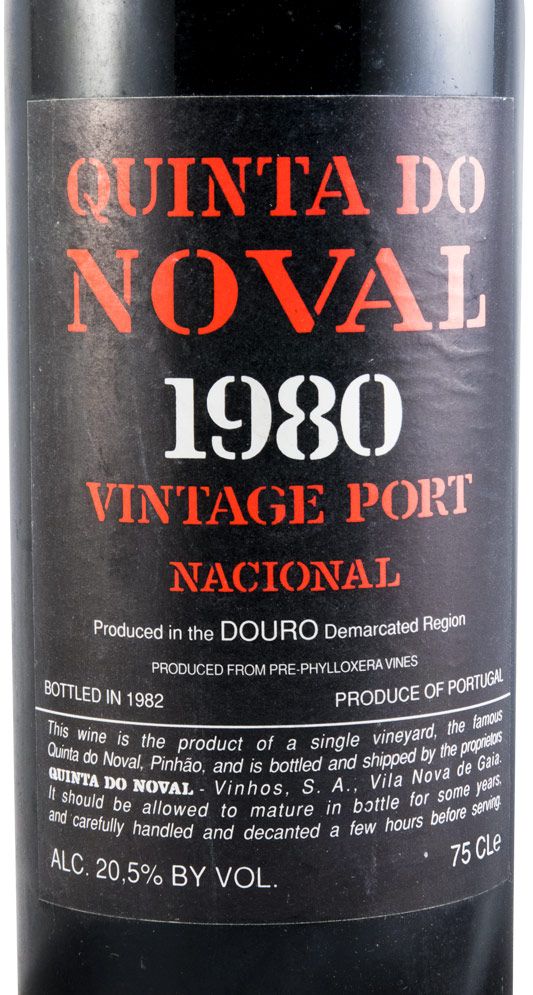 1980 Noval Nacional Vintage Porto