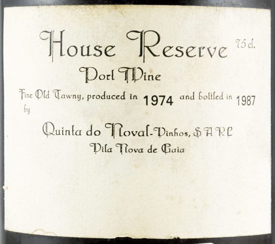 1974 Noval House Reserve Port
