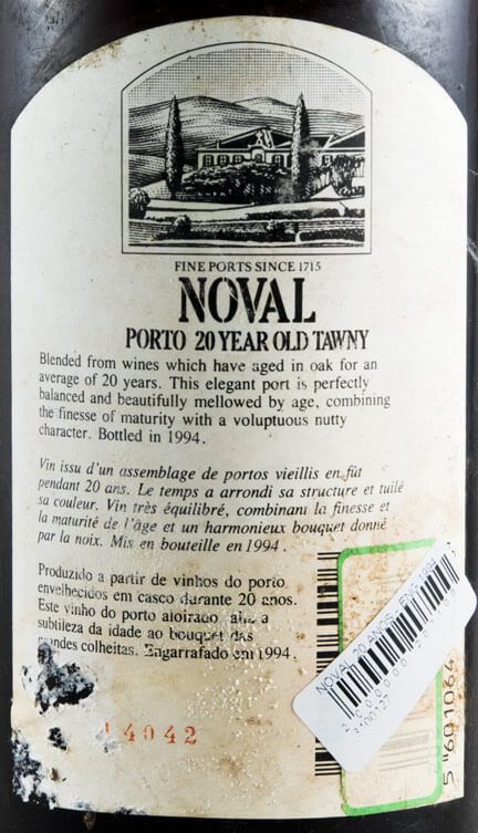 Noval 20 years Port (bottled in 1994)