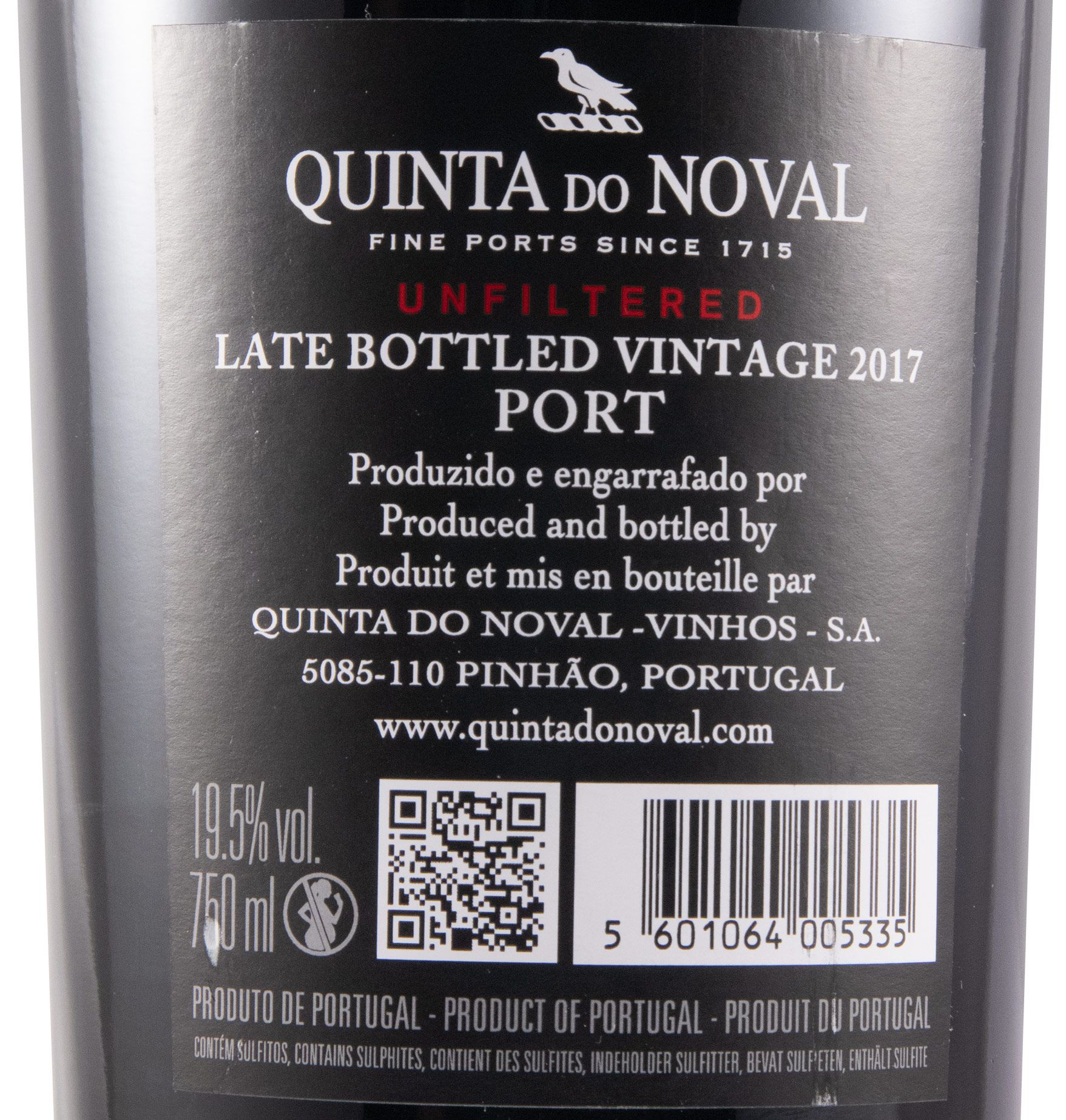 2017 Noval LBV Não Filtrado Porto