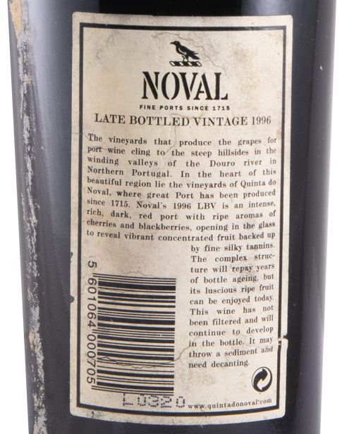 1996 Noval Não Filtrado LBV Porto