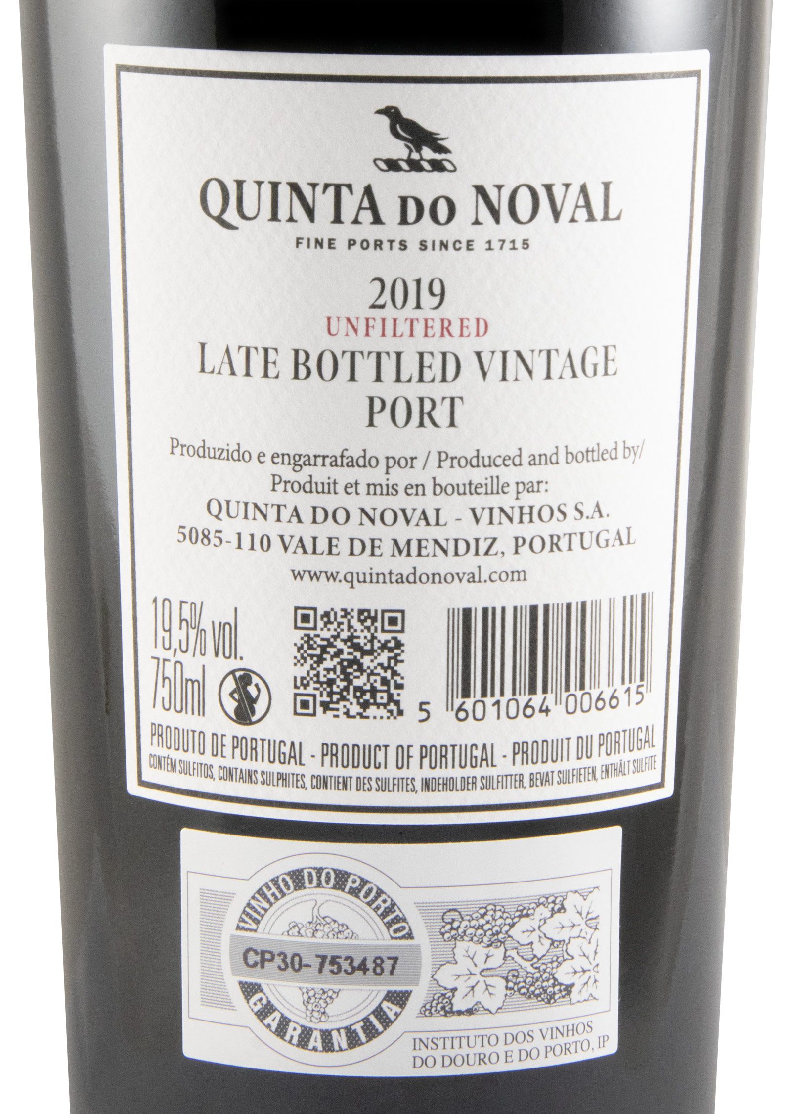 2019 Noval LBV Não Filtrado Porto