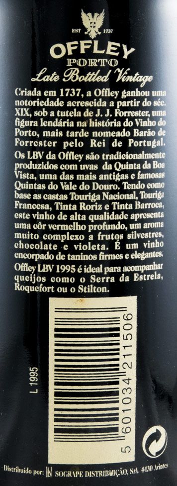 1995 Offley LBV Porto