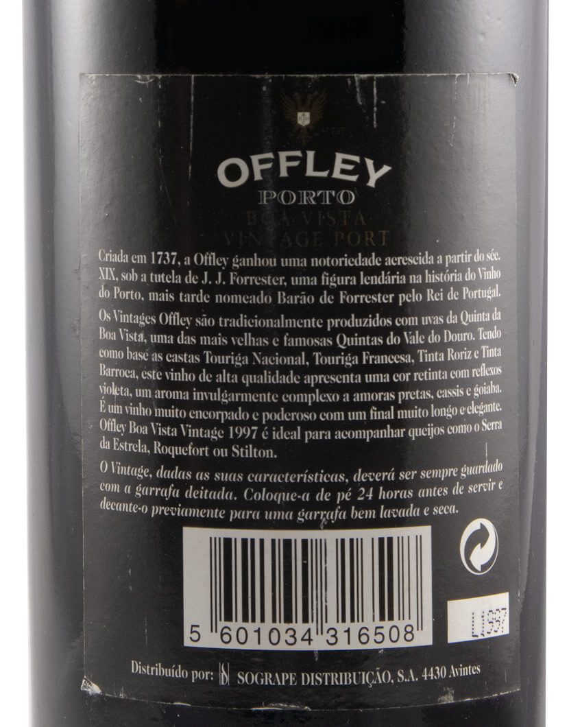 1997 Offley Boa Vista Vintage Porto
