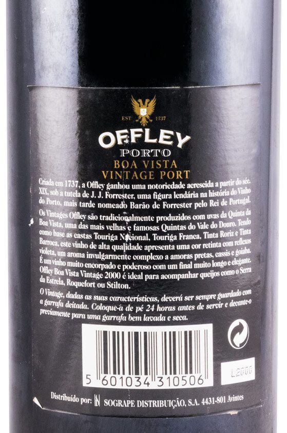 2000 Offley Boa Vista Vintage Port