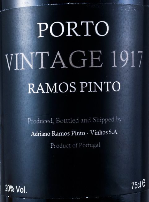 1917 Ramos Pinto Vintage Port