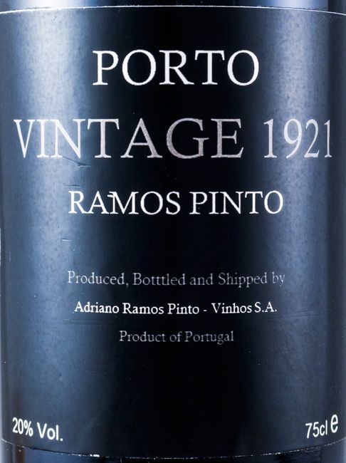 1921 Ramos Pinto Vintage Porto