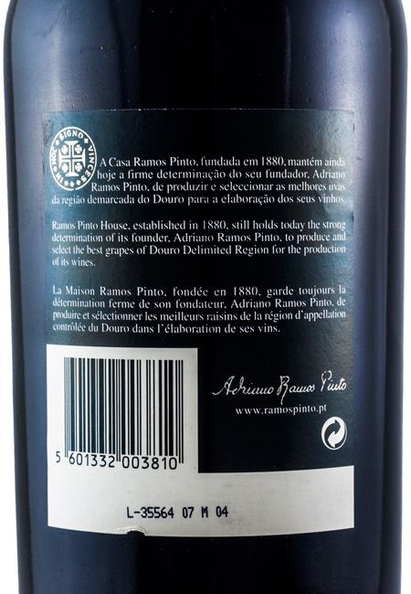 2002 Ramos Pinto Quinta de Ervamoira Vintage Porto