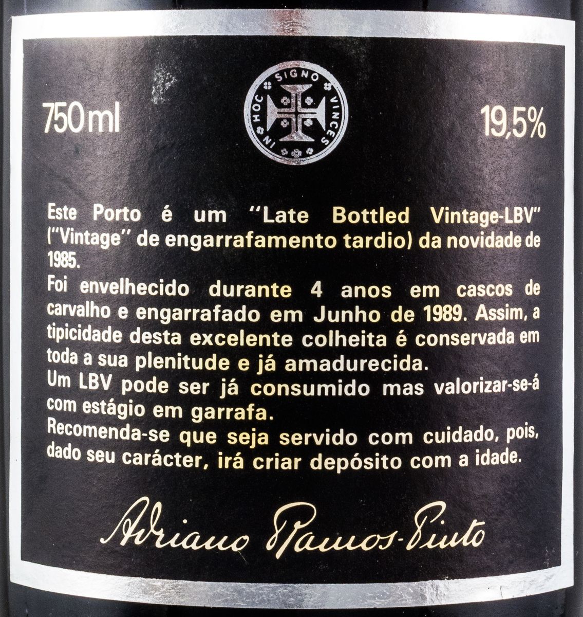 1985 Ramos Pinto LBV Porto