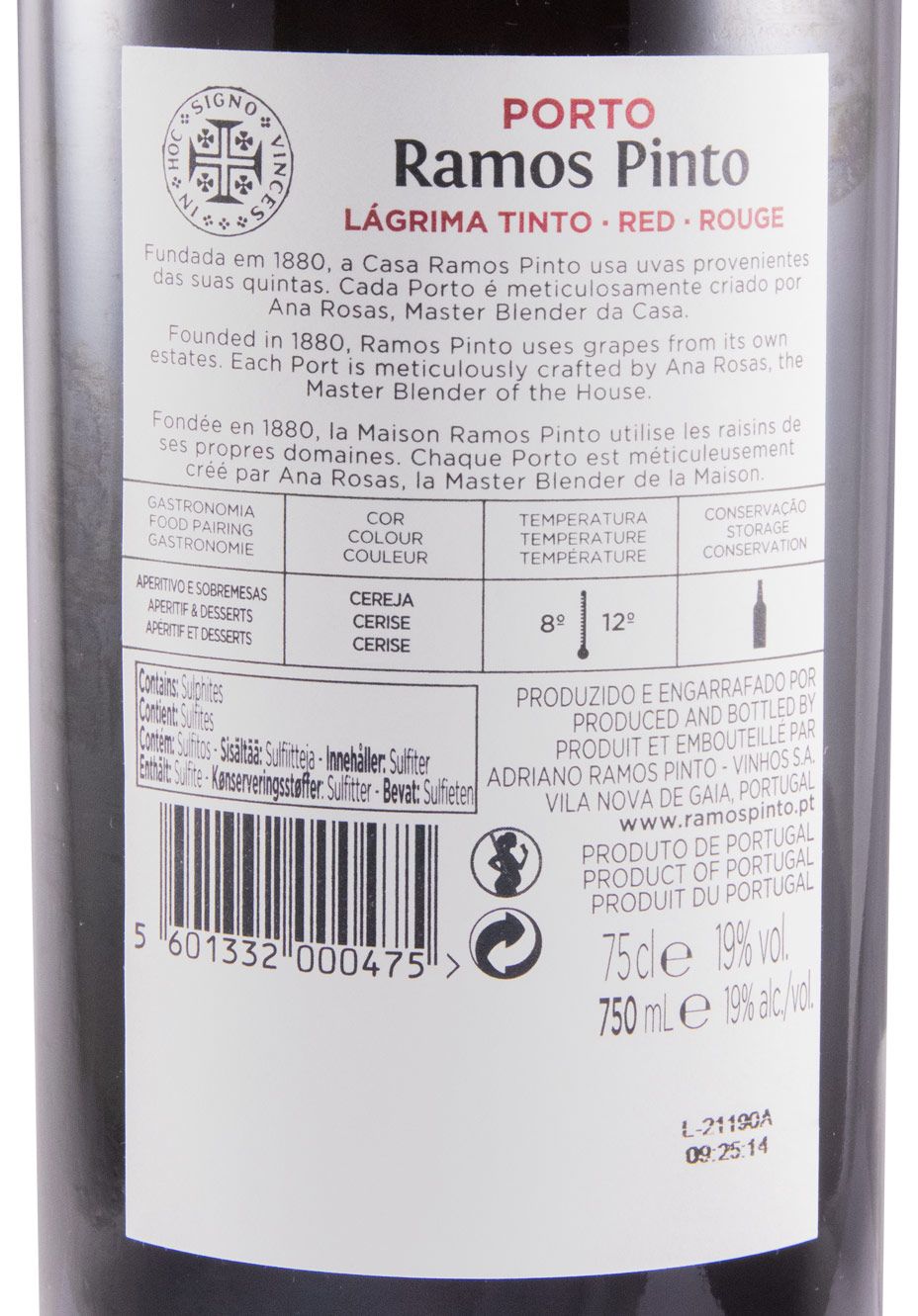 Ramos Pinto Lágrima Tinto Port