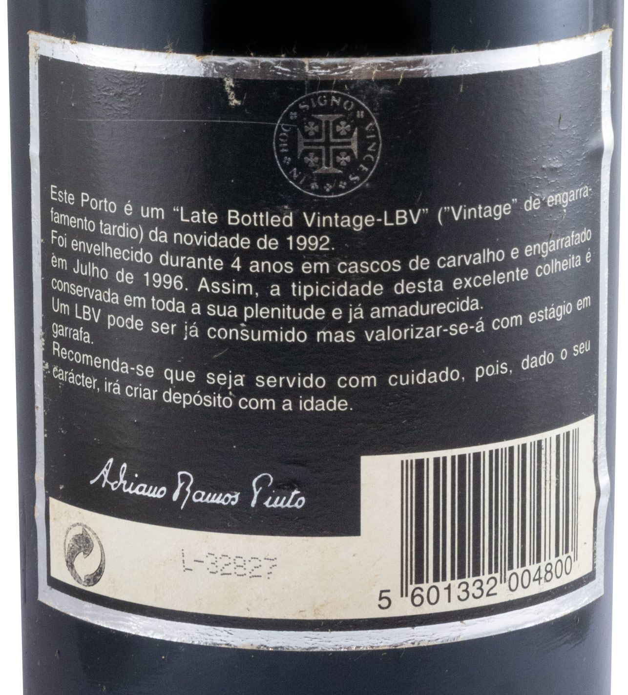 1992 Ramos Pinto Traditional LBV Porto