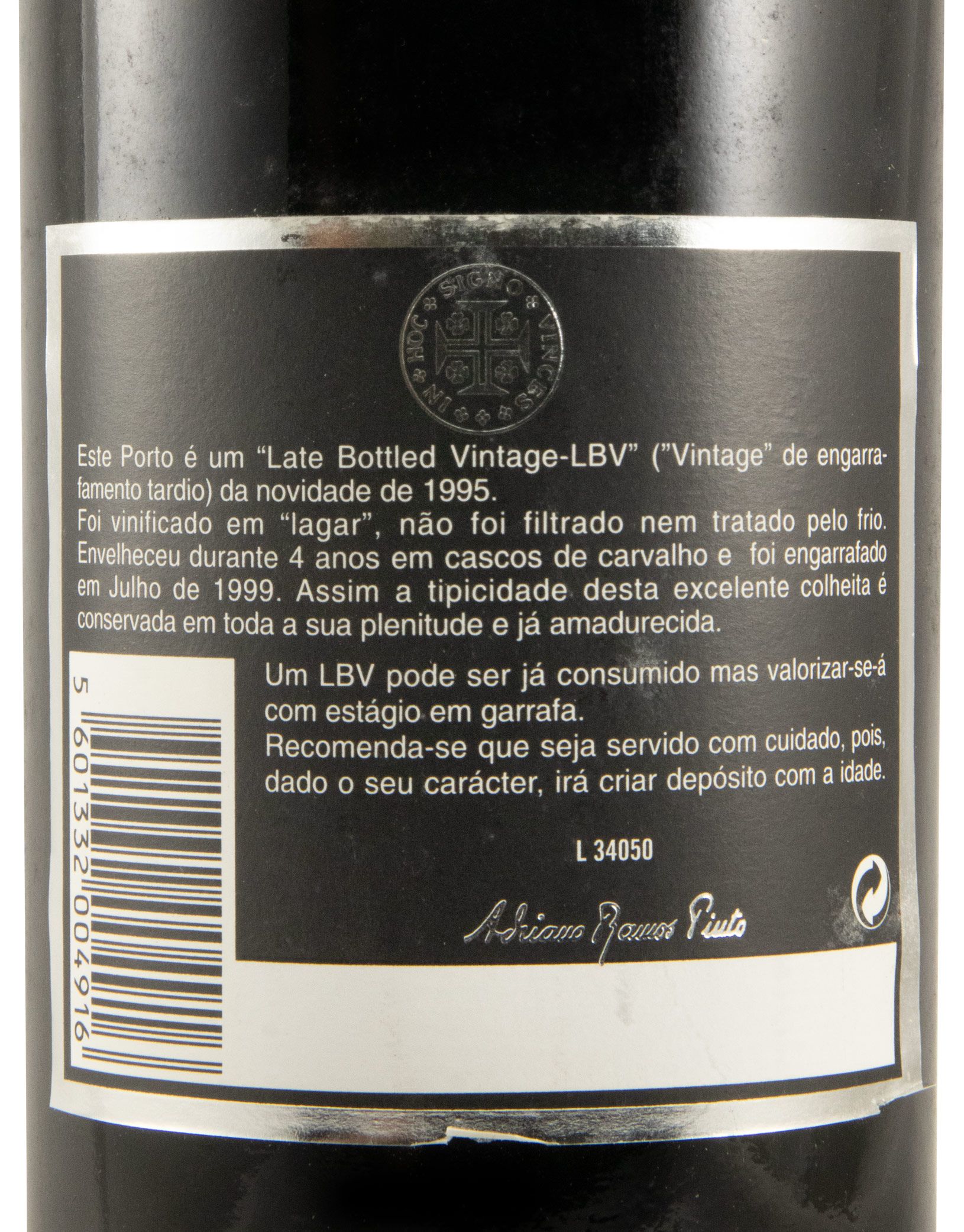 1995 Ramos Pinto LBV Port